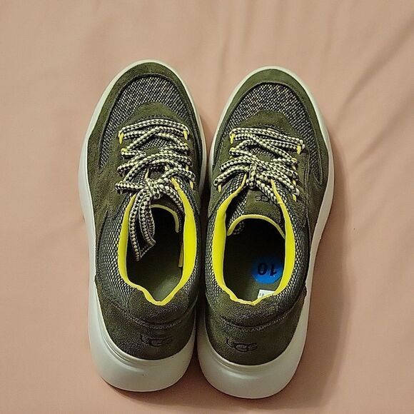 BRAND NEW UGG MARIN MEGA LACE HERITAGE BRAID PLATFORM SNEAKERS S2 - Picture 5 of 16
